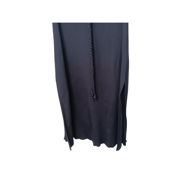 Nicholas Sheath V-neck Long Cut Out Sleeves Dress in Black SZ M $395 - Picture 7 of 15